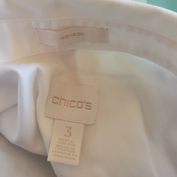 White women's shirt size 3 , large - Picture 6 of 7